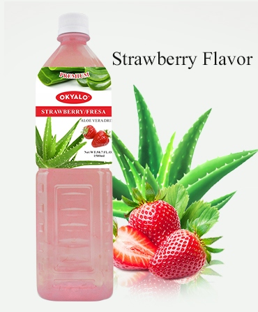 strawberry aloe drink