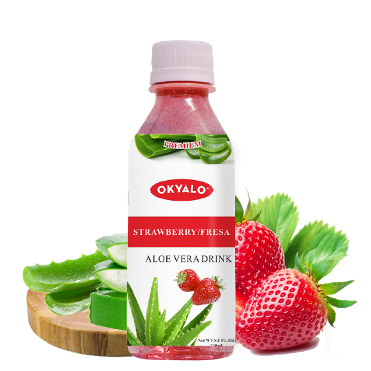 240ML Strawberry Flavor Aloe Vera Drink