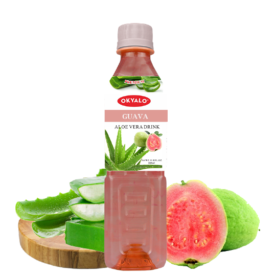 350ML Guava Flavor Aloe Vera Beverage