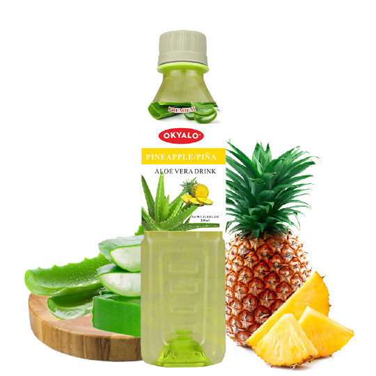 350ML Pineapple Flavor Aloe Vera Beverage