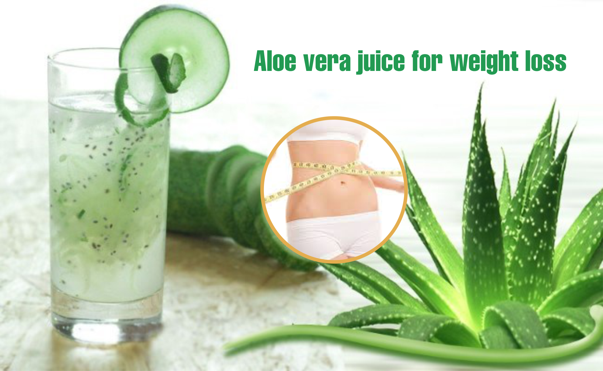 Lose Weight by Drinking Aloe Vera Juice