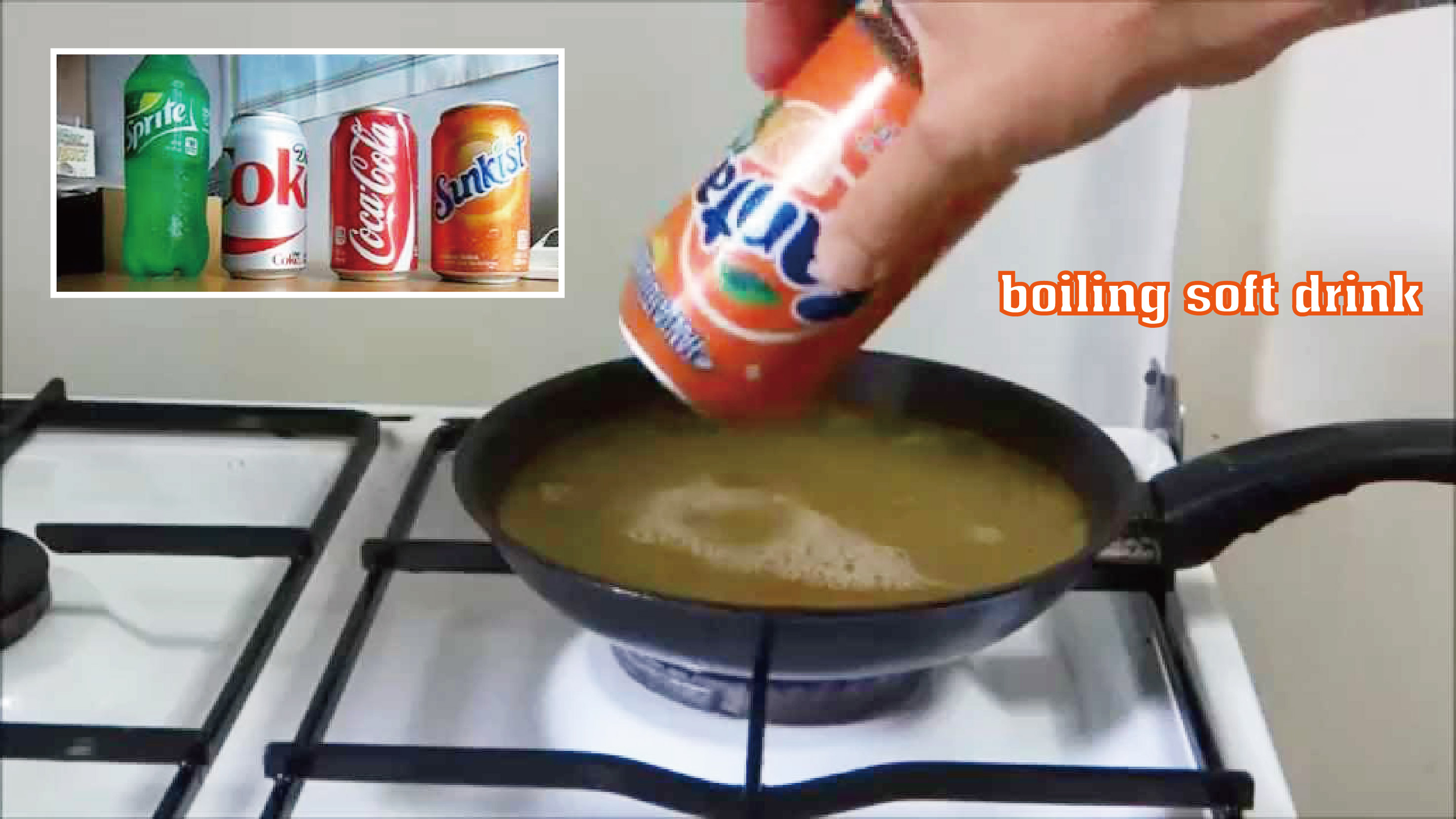 Shocking Experiment - What happens when you boil Soft Drink